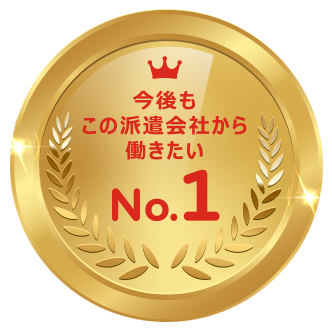 今後もこの派遣会社から働きたい No.1