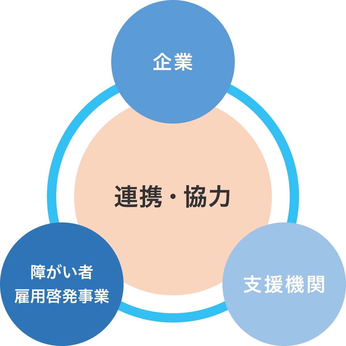 連携・協力 企業 支援機関 障がい者雇用啓発事業